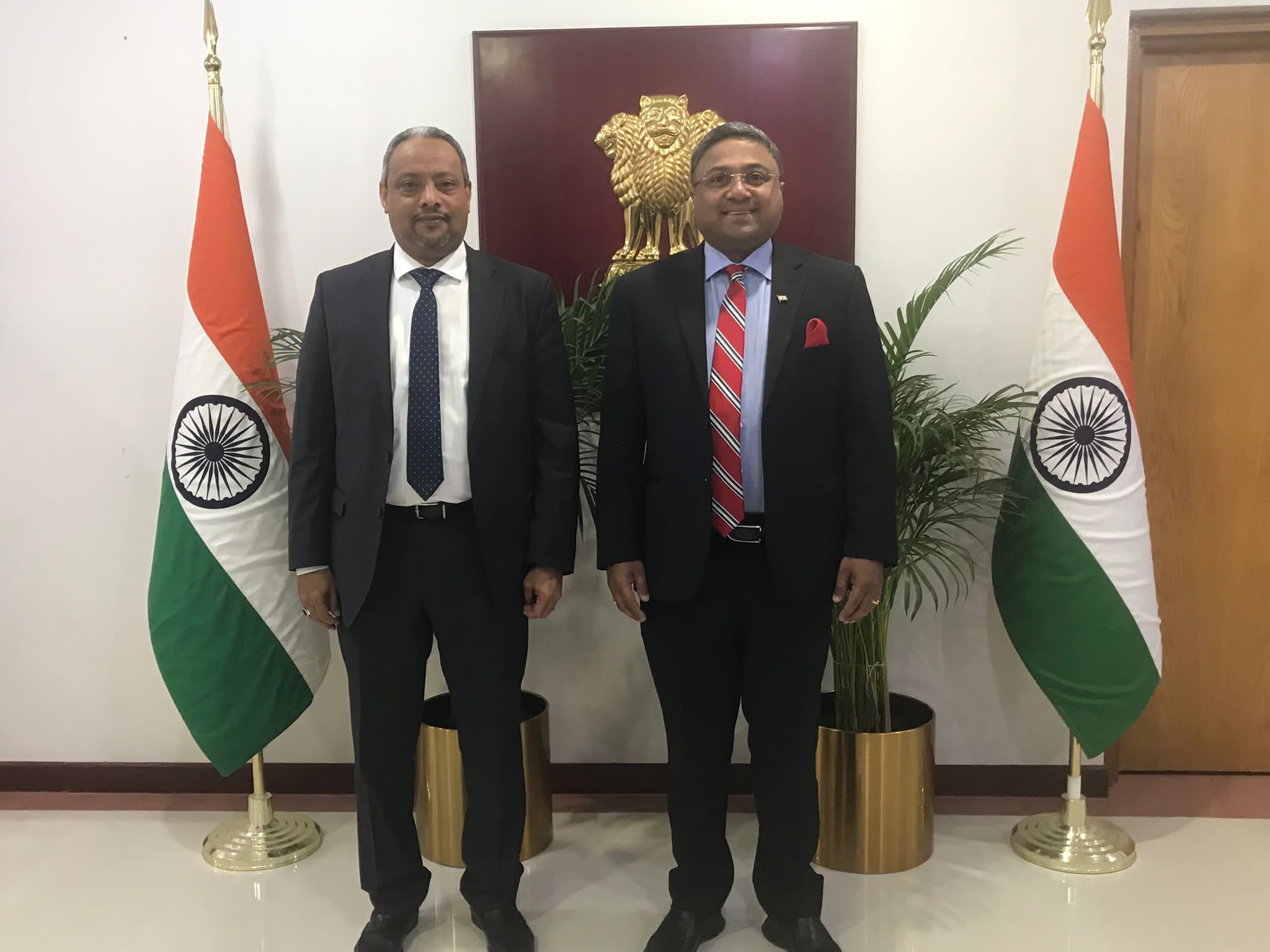 زيارة سعادة السفير إلى سفارة جمهورية الهند